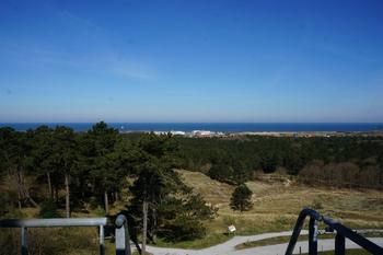 Blick vom Leuchturm auf Vlieland nach Westen